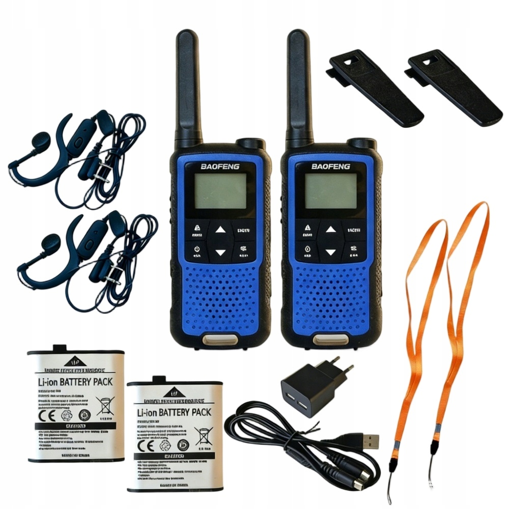 Walkie Talkie Krótkofalówka Łoki Toki Baofeng T22 Blue Pmr Bez licencji