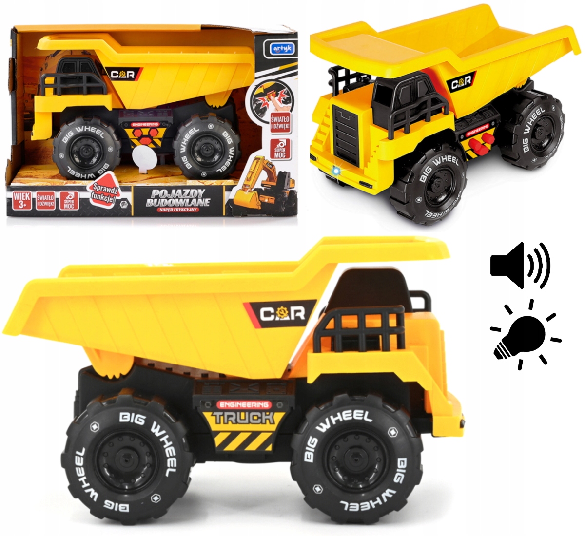 AUTO BUDOWLANE WYWROTKA ARTYK ŚW/DŹW NAPĘD Bohater brak