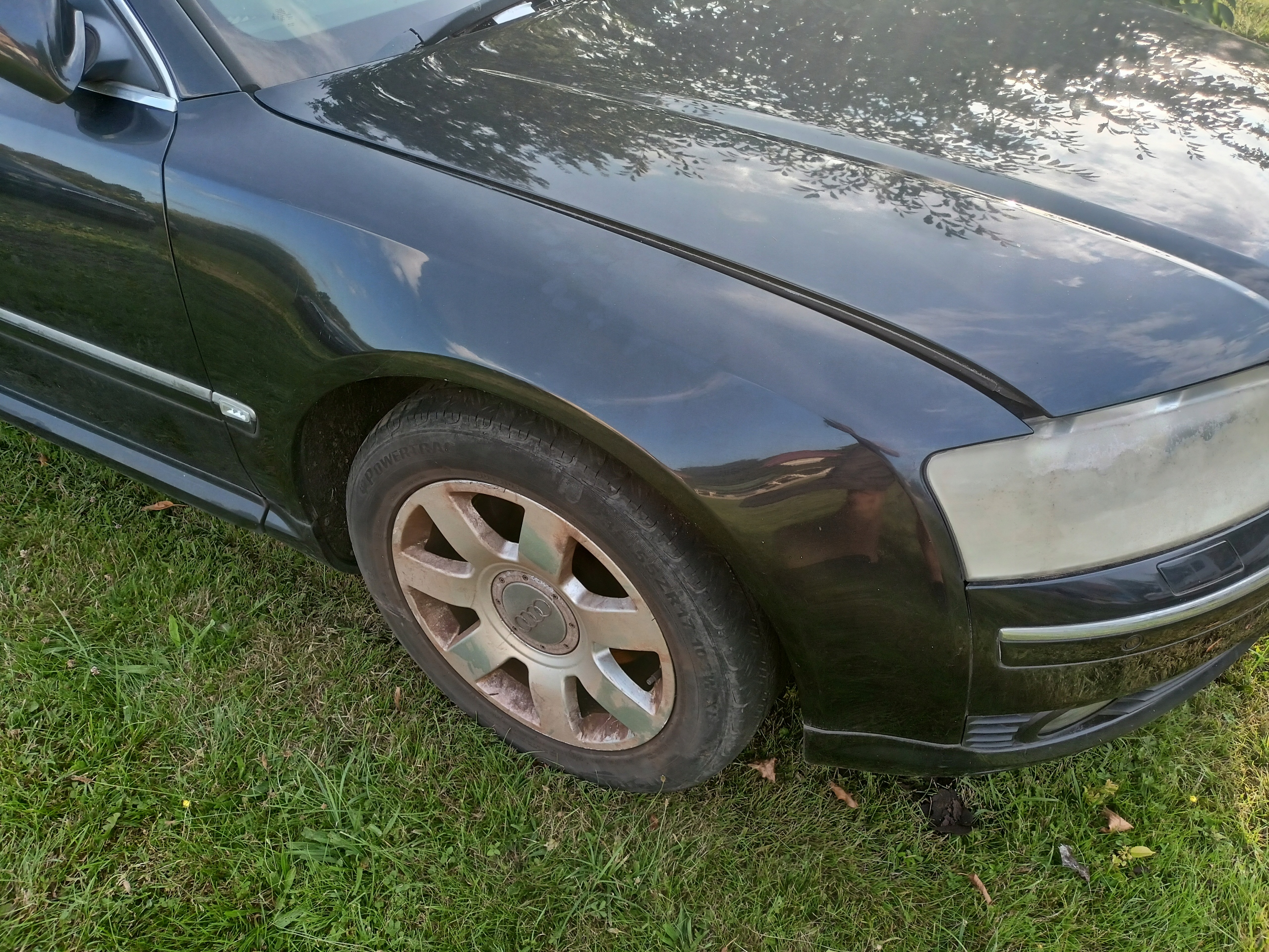 AUDI A8 D3 LZ9W Anteriore cofano Paraurti parafango OSSATURA Radiatore / Raffreddatore