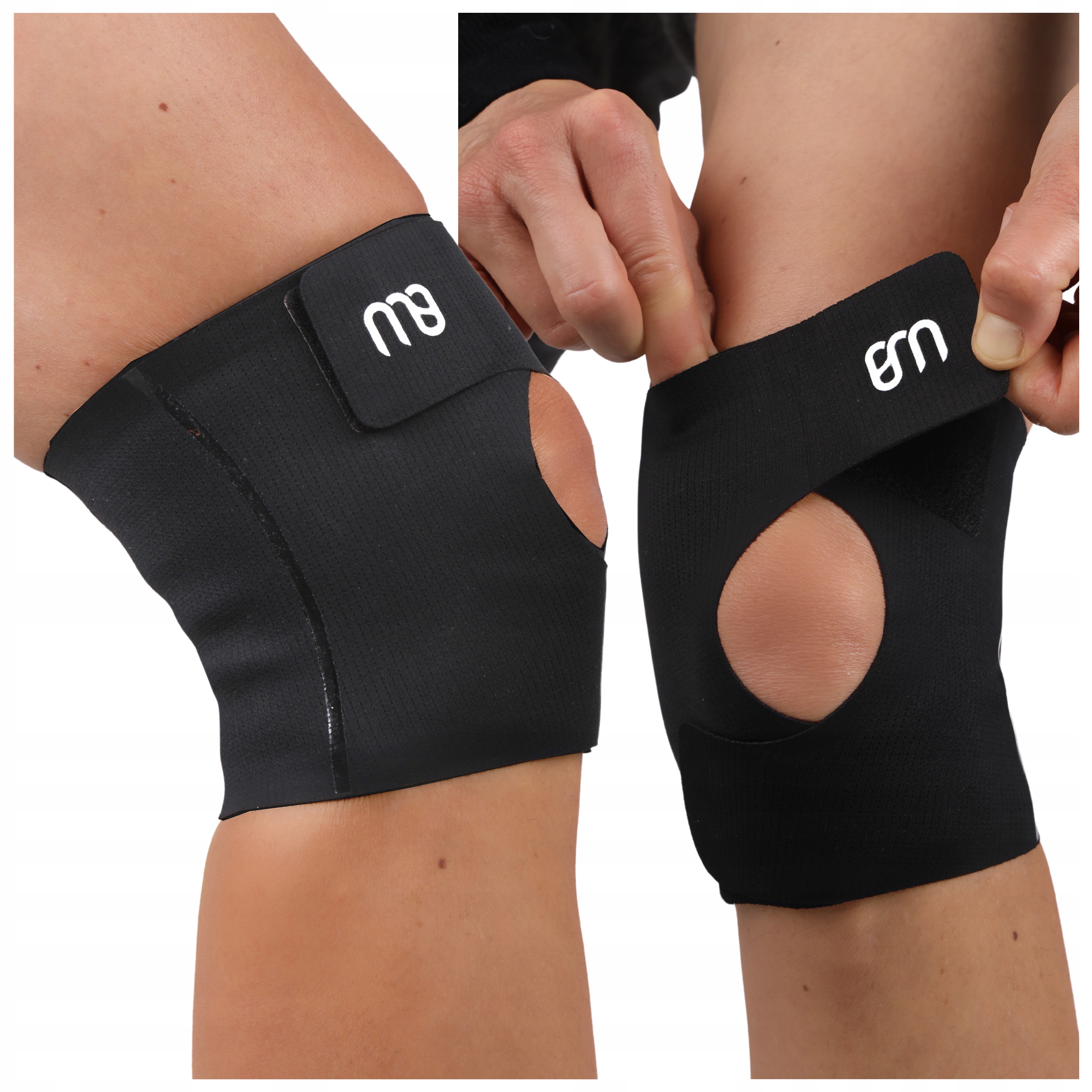 Stabilizátor Ortéza Kolena Řemínek Kolenního Kloubu Bezešvá Elastická vel. M