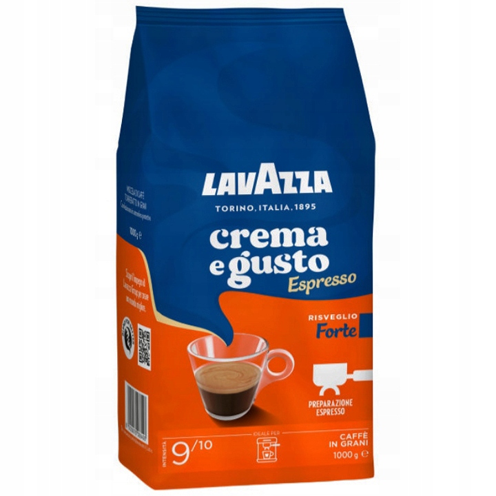 Kawa ziarnista Lavazza Crema e Gusto Forte Espresso 9/10 Intensywność 1kg