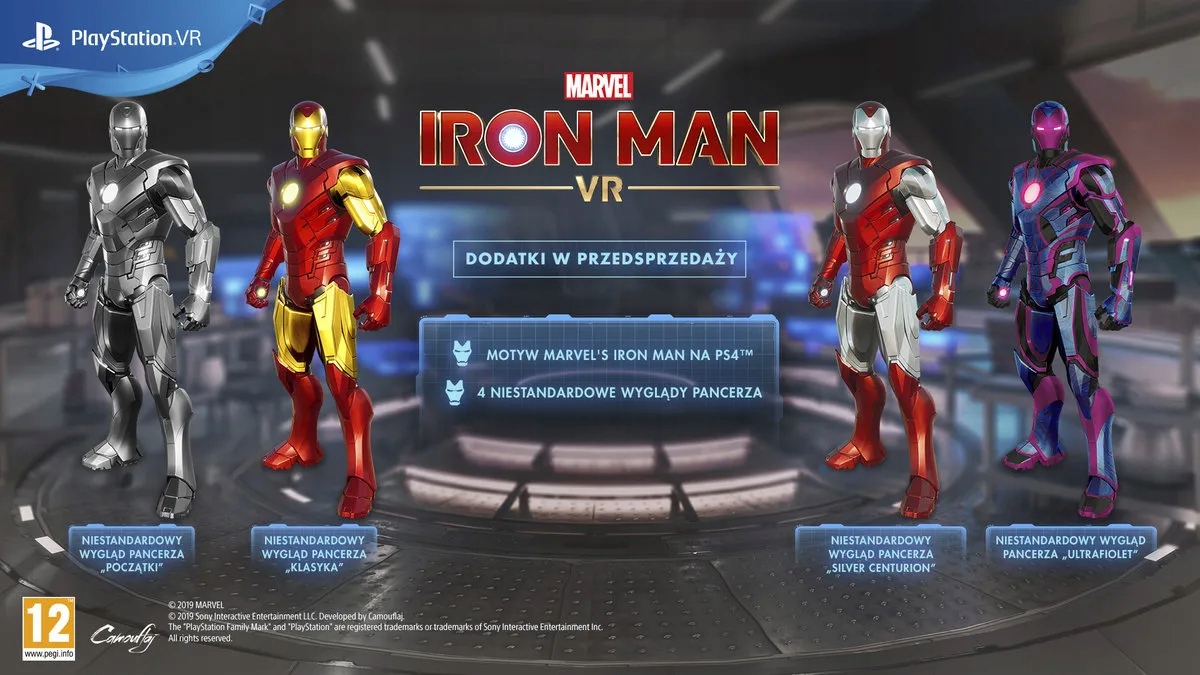 MARVEL IRON MAN VR PS4/PS5 Tematyka gry akcji