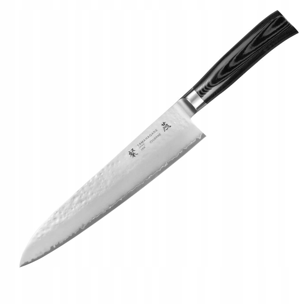Tamahagane Tsubame Black VG-5 Japonský kuchynský nôž šéfkuchára 61HRC 24 cm