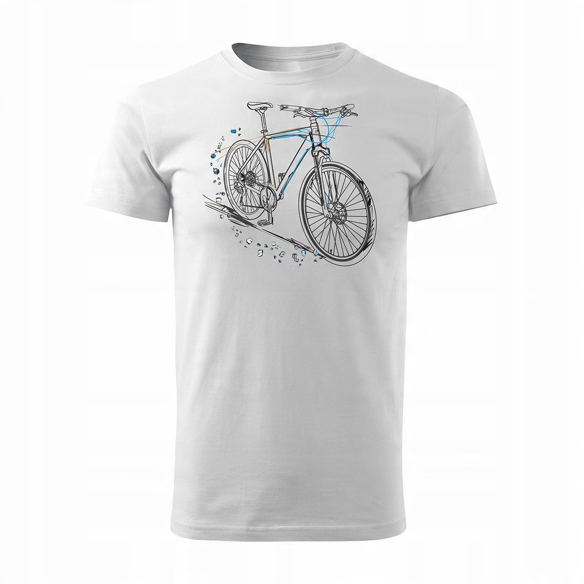 

Koszulka rowerowa Mtb Mountain Bike męska biała