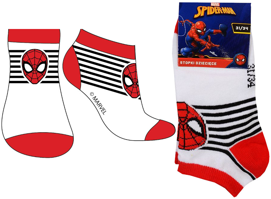

Spider-man skarpetki Stopki chłopięce 23/26 R074M