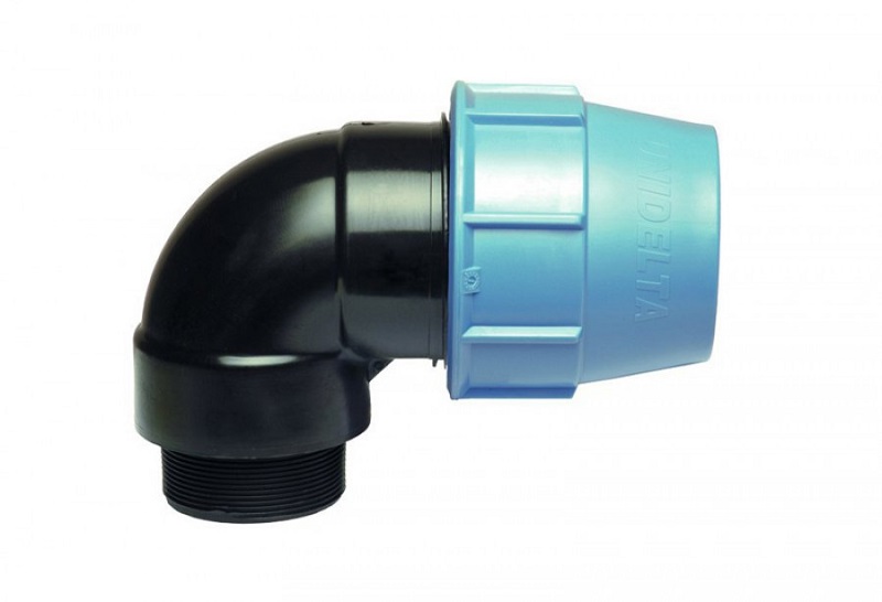 Kolano PE 40-1" GZ Unidelta