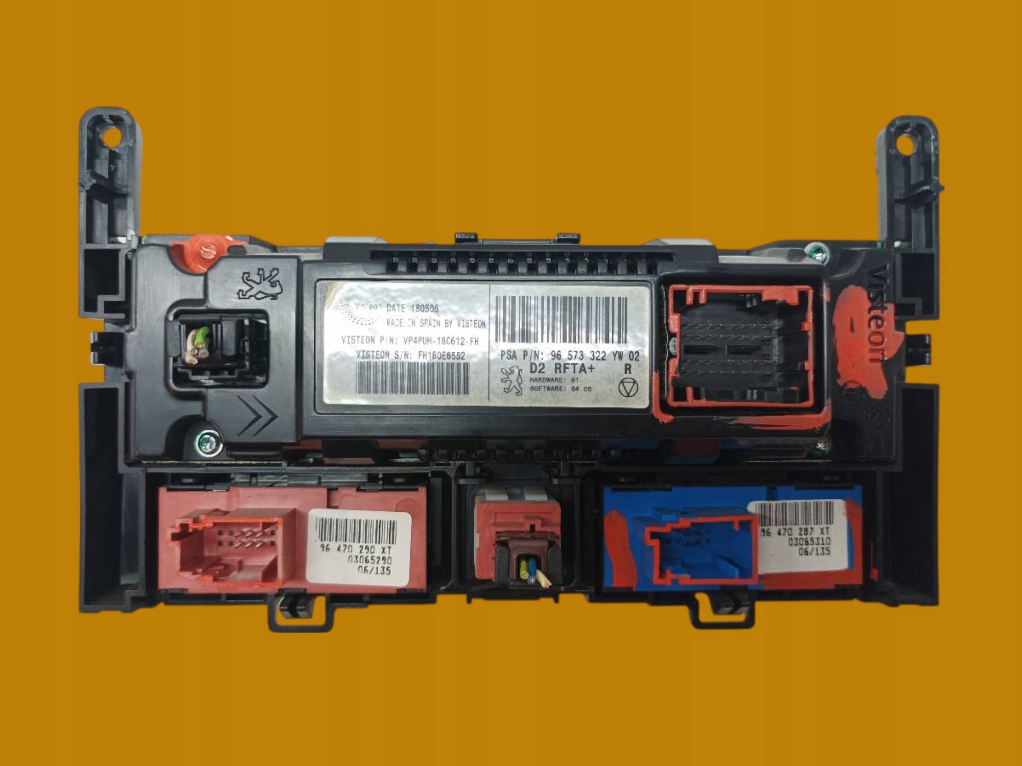 control panel 96573322YW Peugeot 407 and (2004-2010)