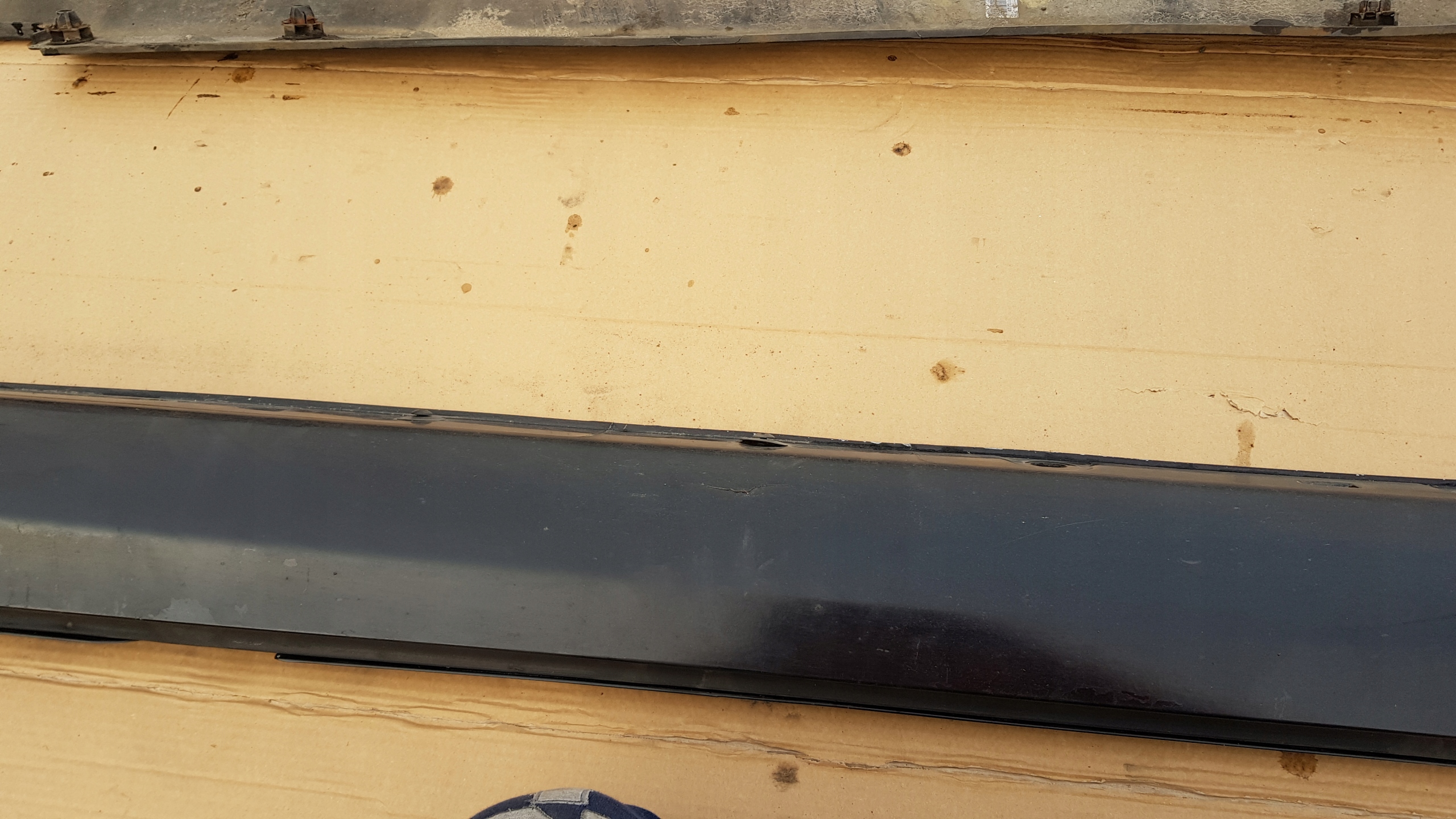 MERCEDES W203 moulding threshold left right black 197