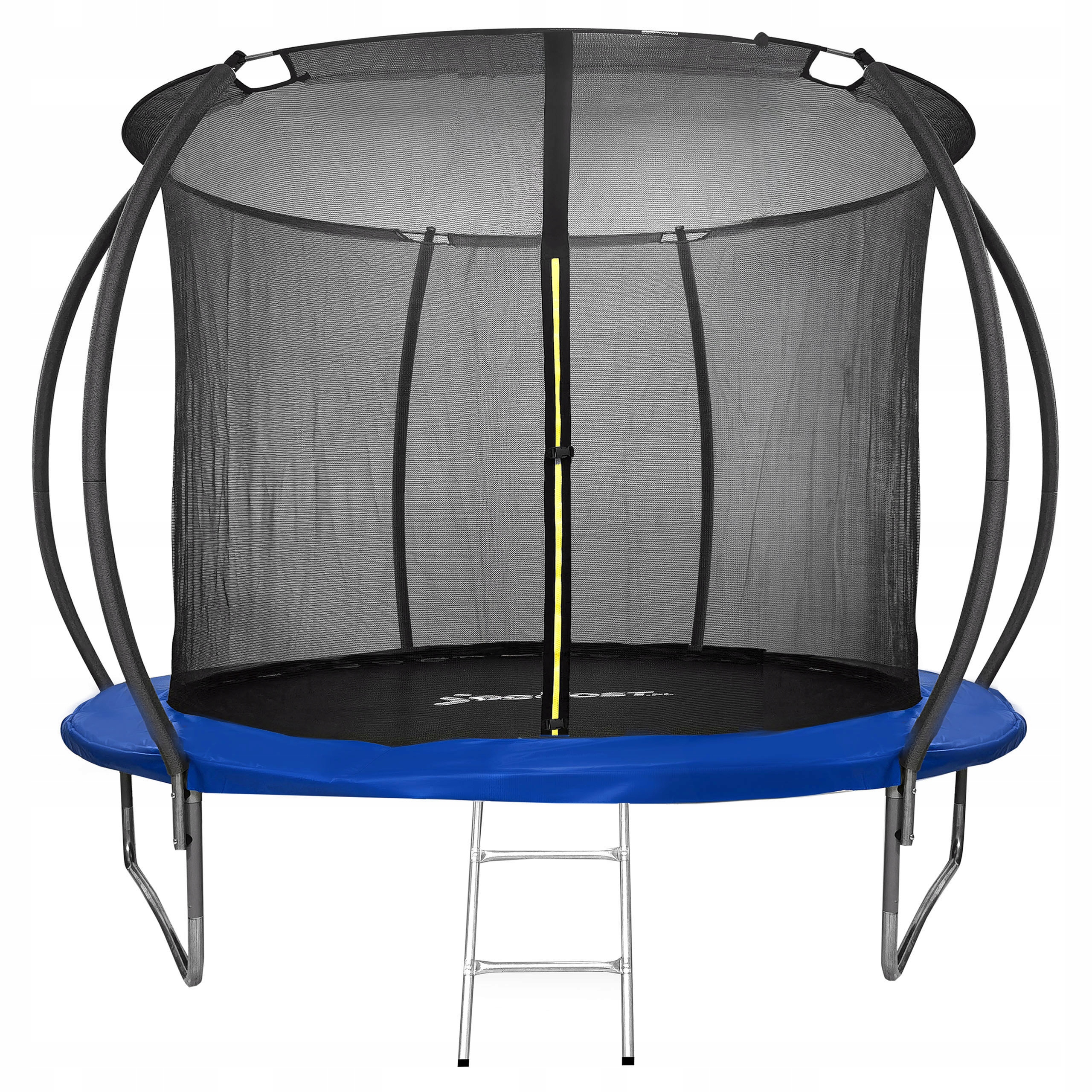 TRAMPOLINA OGRODOWA z DRABINKĄ SIATKA WEWNĘTRZNA DLA DZIECI 8FT 244 cm STAL