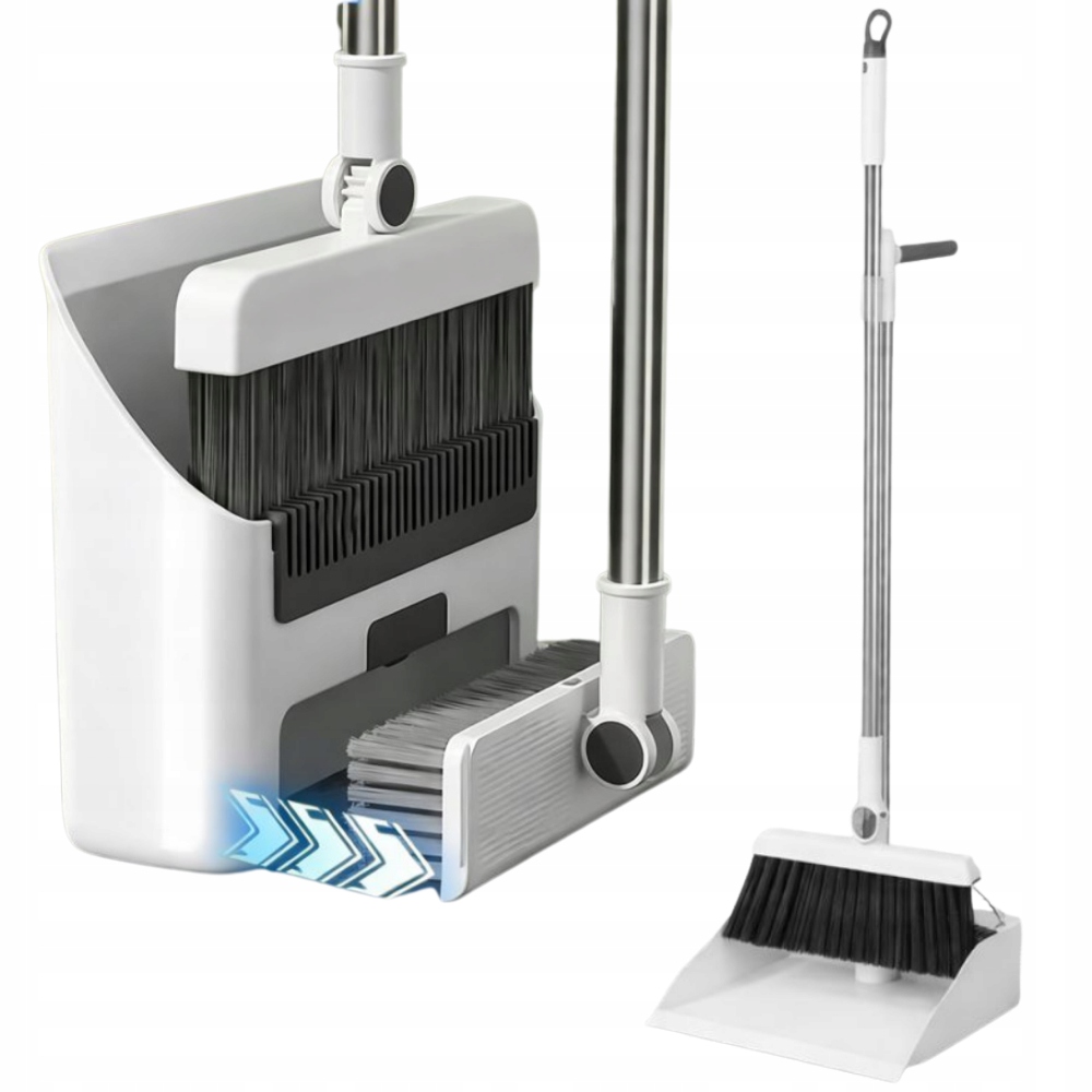 Levně Sada 3v1 na úklid, metla, smetáček, kartáč na zametání, lopatka