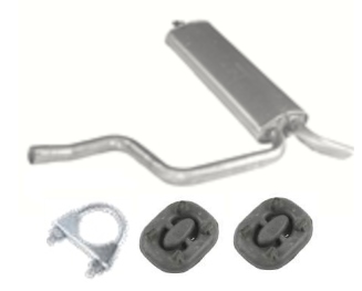 1244902121 - Глушник Mercedes T124 300 3.0 DIESEL 85-93