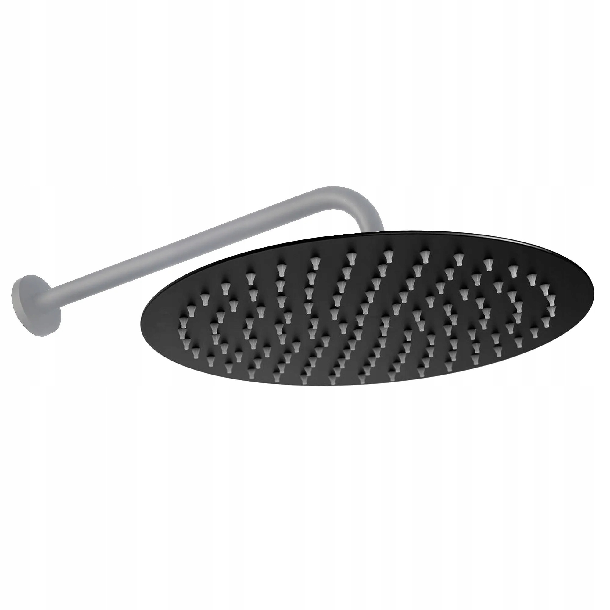 Dešťová Sprcha Černá Kulatá Rea 25 cm Ultra Slim Univerzální 1/2 Anti-calc