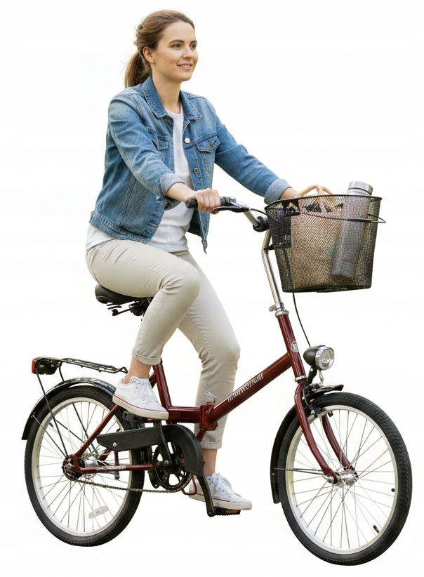 Rower Składany Miejski Męski Damski Montemar 20 cali Składak Polska Marka