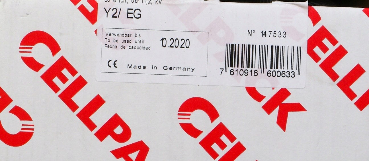 Rozbočovacia živicová káblová mufa Y2 Eg 147533