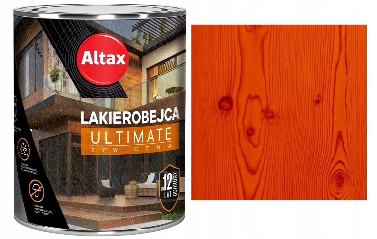 Altax Lakierobejca Żywiczna Ultimate 5L Mahoń 12 Lat Ochrony