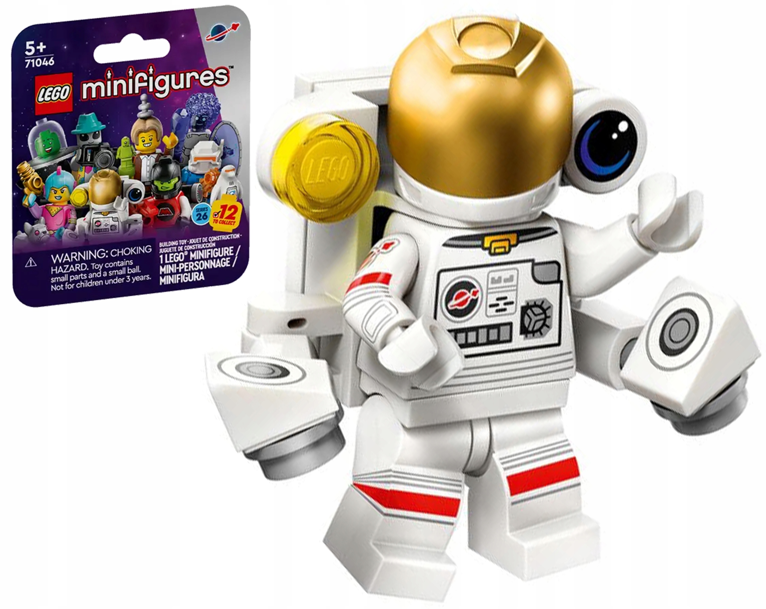 Lego Minifigures 71046 Kosmos Seria 26 Astronautka W Przestrzeni Kosmicznej