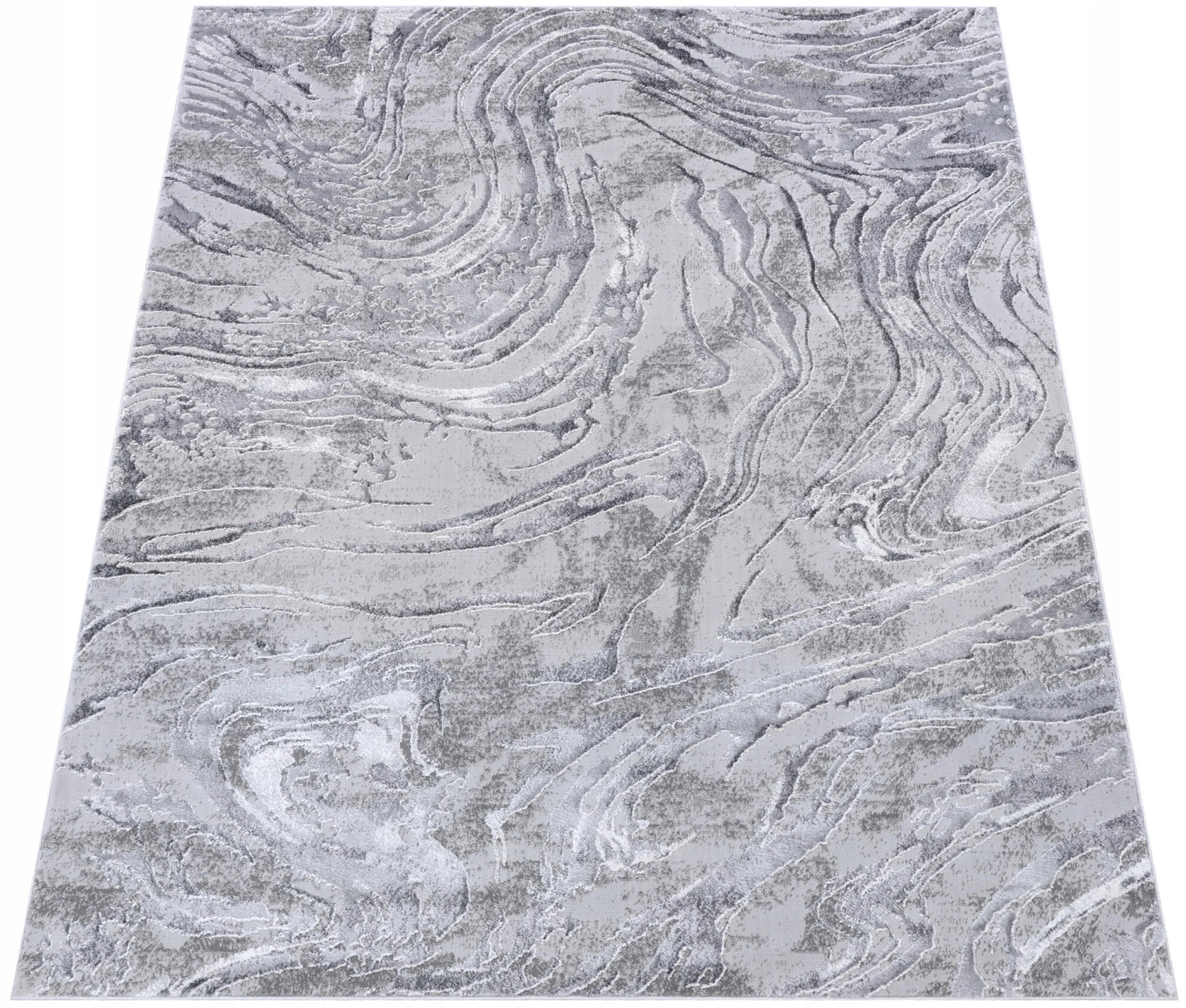 Koberec Komo 120x170 Štýlový, moderný, s leskom, šedý w02