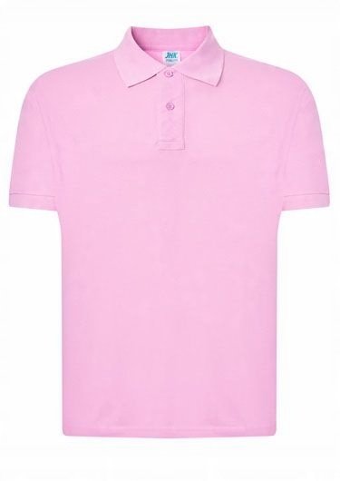 

Koszulka Polo męska polówka Jhk 210g różowa Pk M