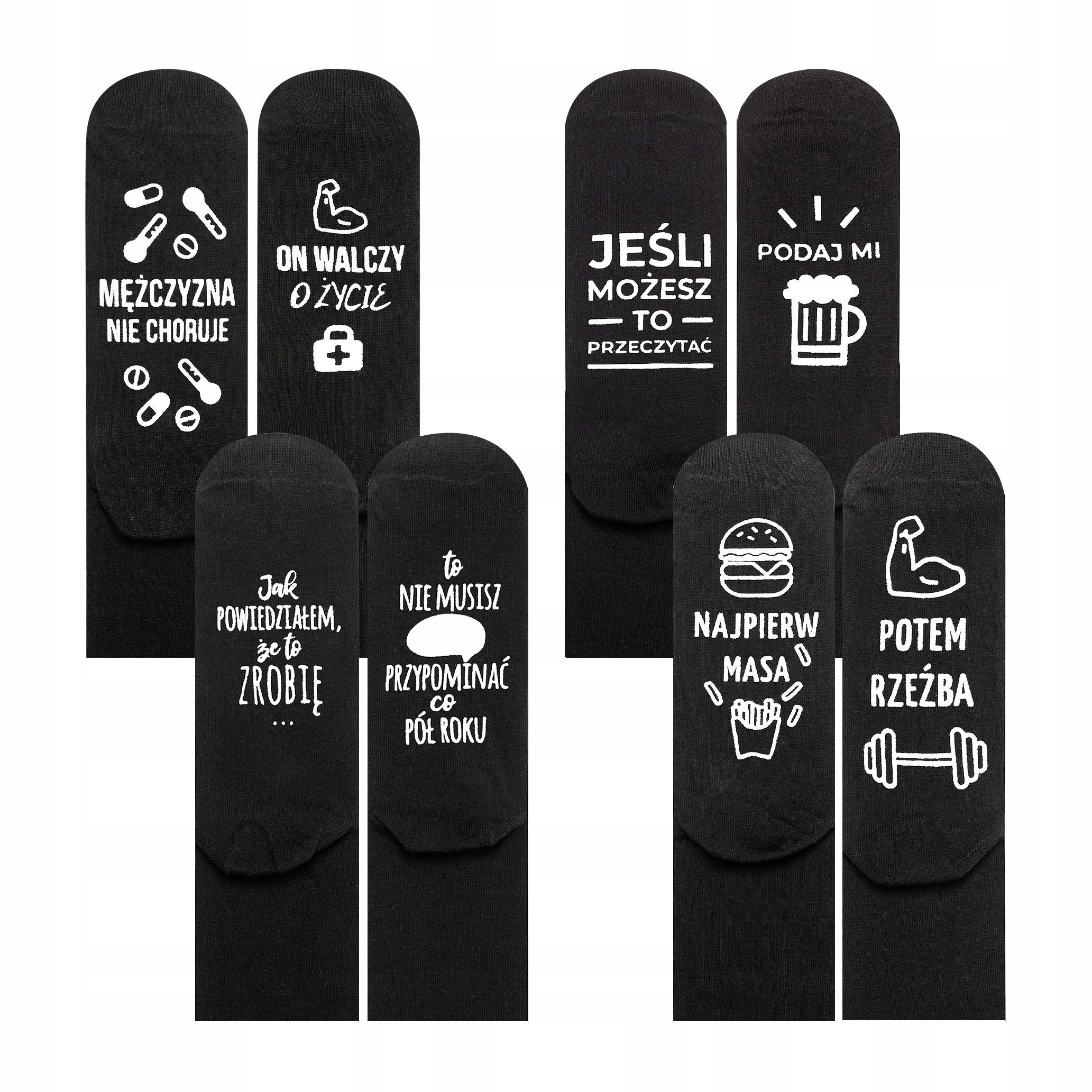 

4x Skarpetki Soxo Prezent Na Dzień Ojca Śmieszne
