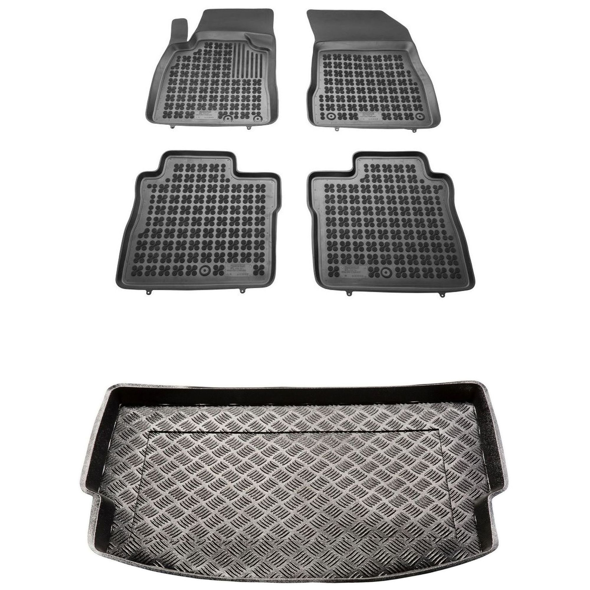 Sada kobercov a rohoží Nissan Note II 2013-2016, horná podlaha batožinového priestoru