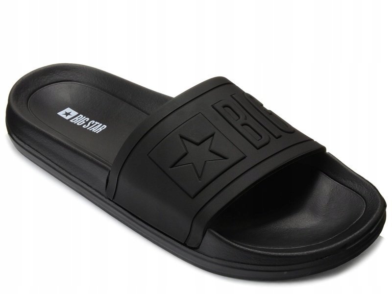

Klapki Męskie Big Star DD174690 Czarne Z Logo 42