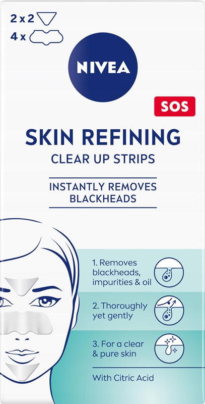 

Plastry oczyszczające na nos Nivea Clear-Up 8szt.