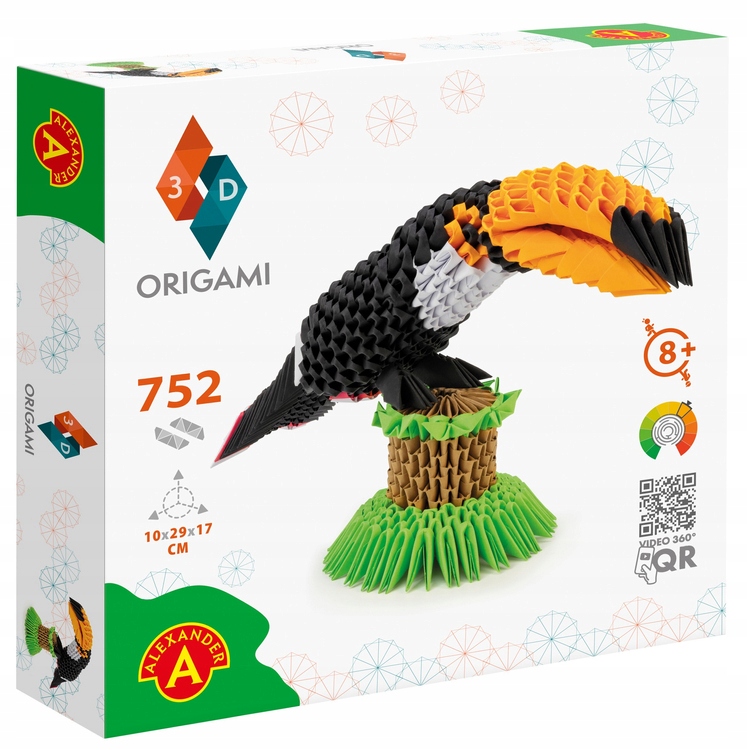 

Zestaw Kreatywne Origami 3D - Tukan 2558 Alexander