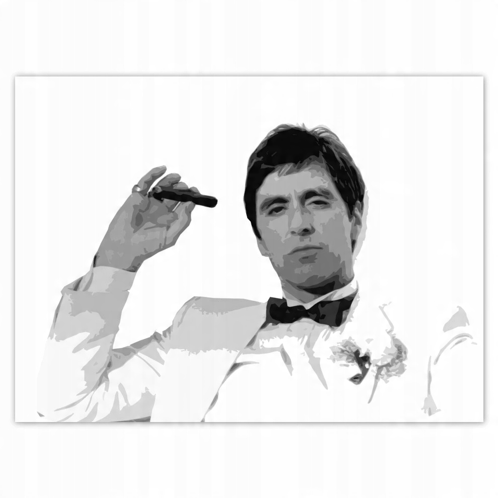 

Naklejki 135x100 Scareface Al Pacino
