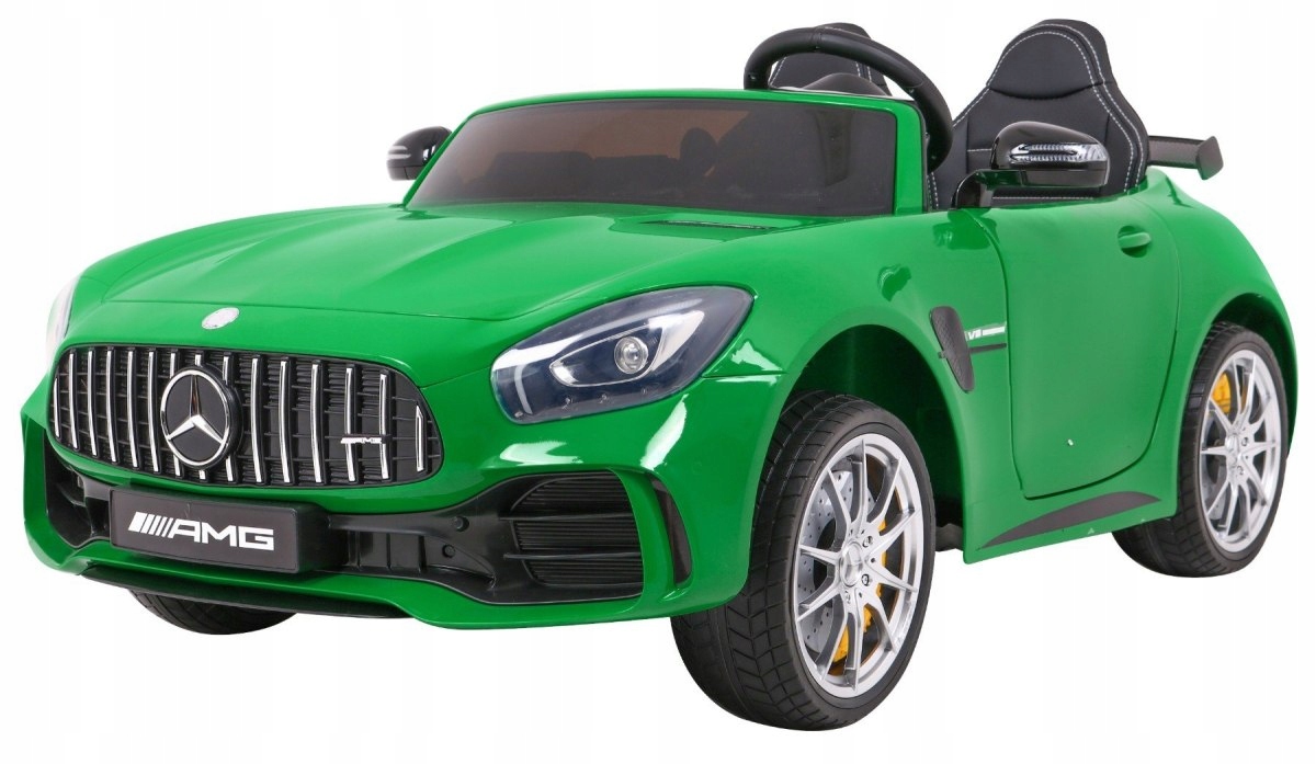 Mercedes- Benz Gt R dla dzieci Lakier Zielony 4x4 Ramiz