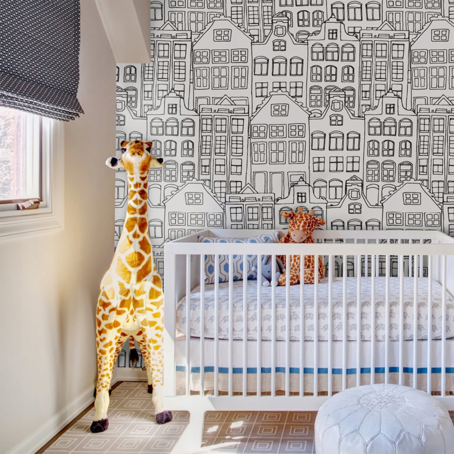 

Foto tapeta samoprzylepna Miasto budynki 250x250cm