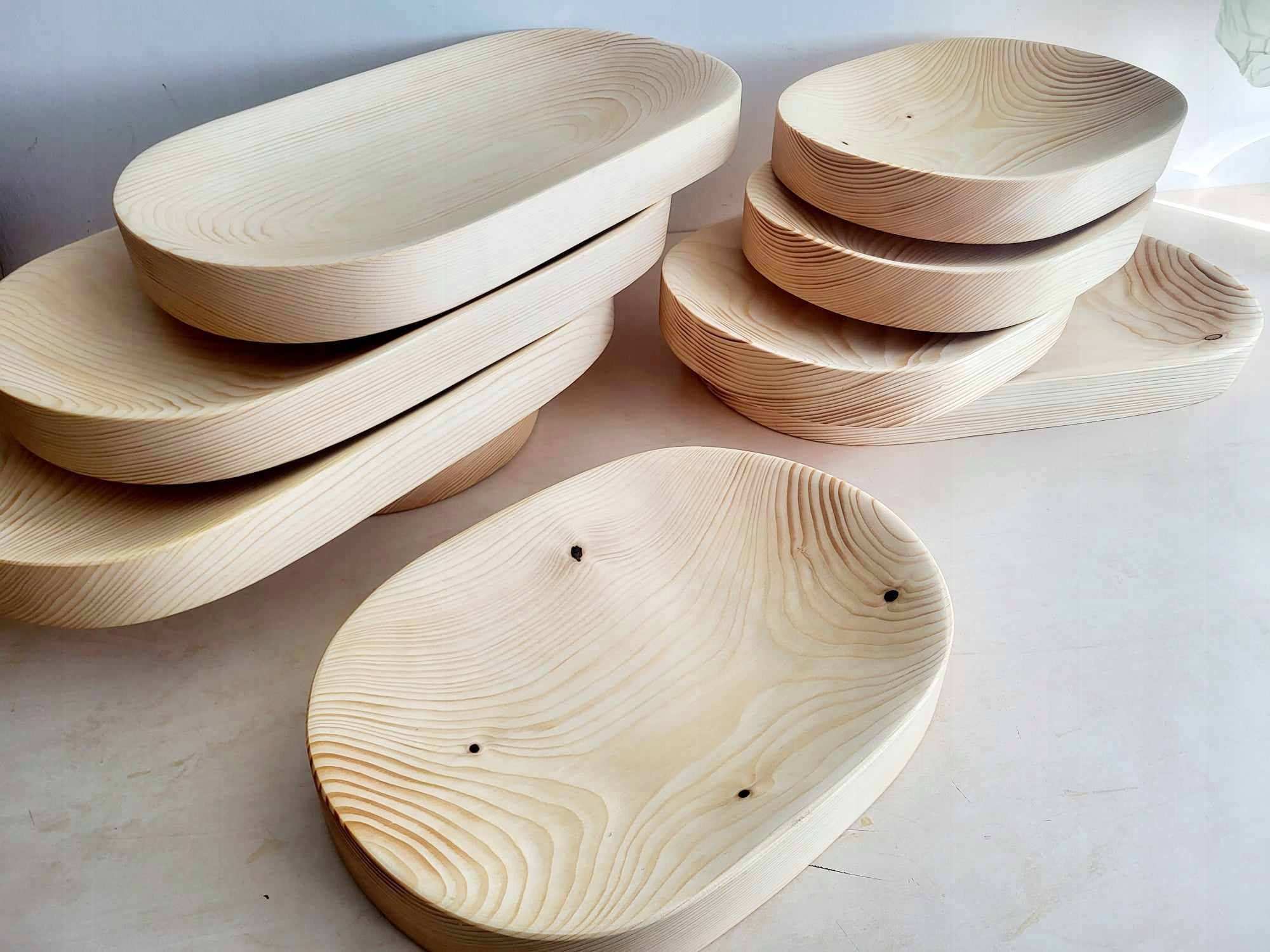 TACA CATERINGOWA góralska KORYTKO MISA Z DREWNA na mięso sery EKO DELUX 34 Marka inna