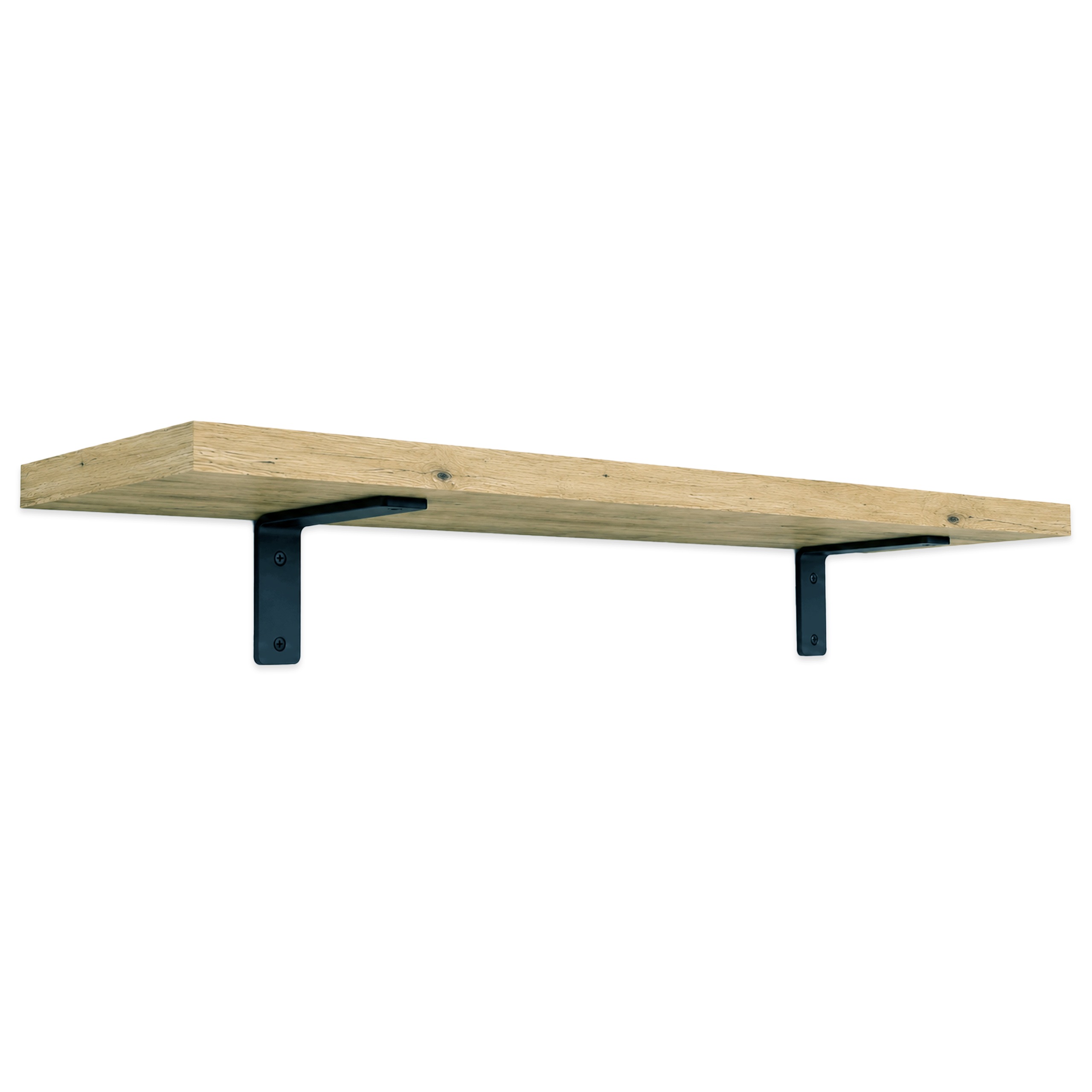 Półka Wisząca Ścienna Loft Dąb Artisan 100x20 cm Meblowa Wsporniki
