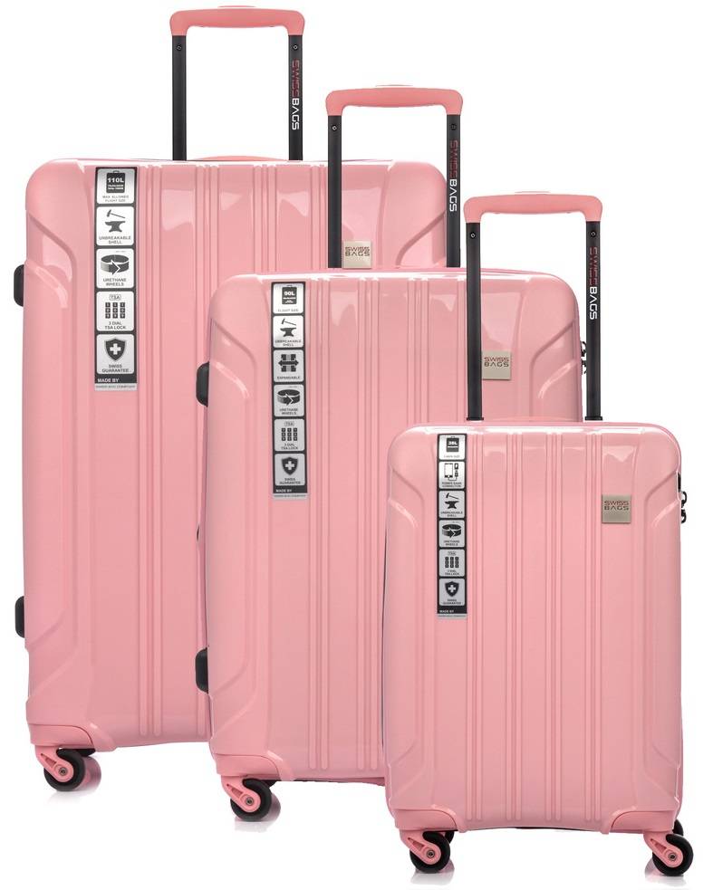 Walizki Podróżne Kabinowa Średnia Duża Zamek TSA