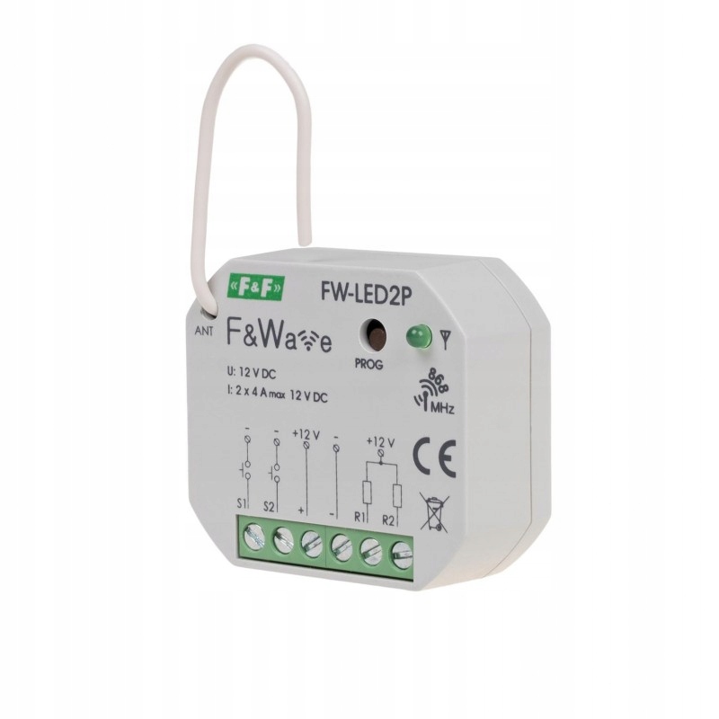 

Dwukanałowy sterownik FW-LED2P F&f F&Wave
