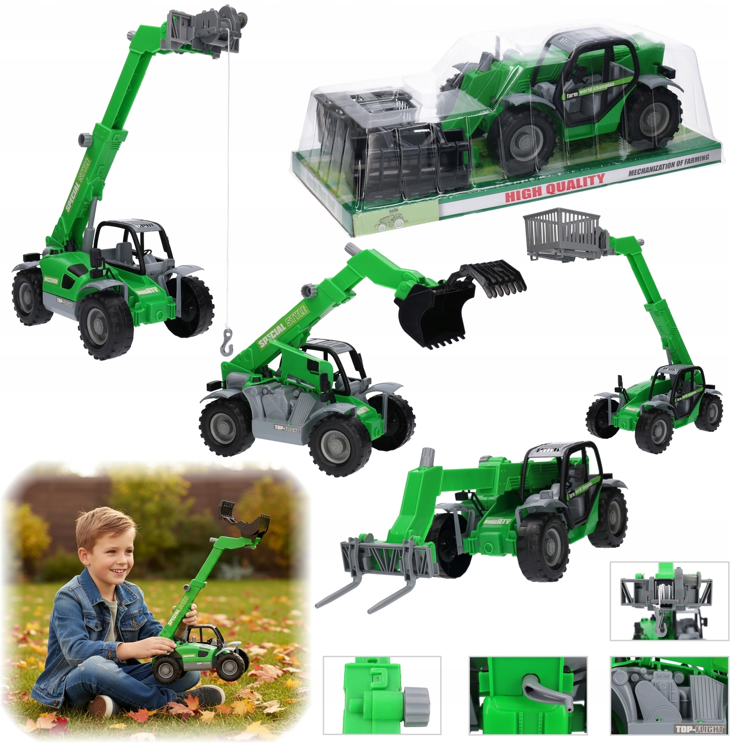 Traktor ładowarka MANITU ładowacz 1984