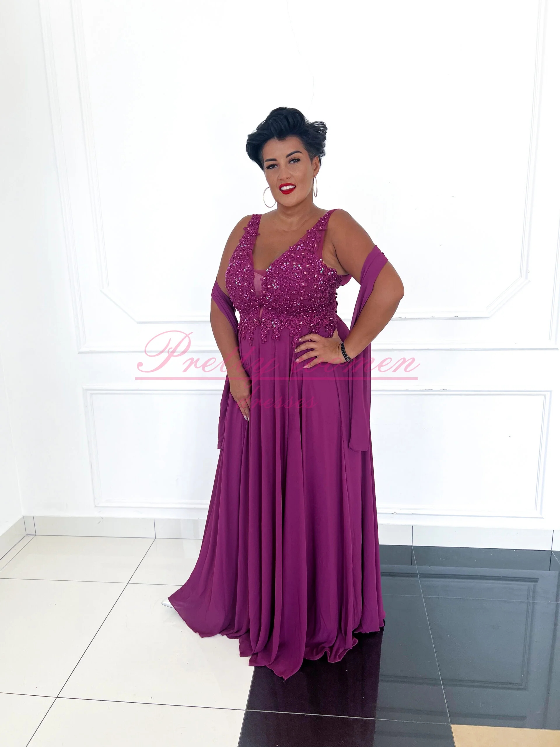 Šaty Na Svatební Hostinu Dlouhá Švestková Borůvka 40