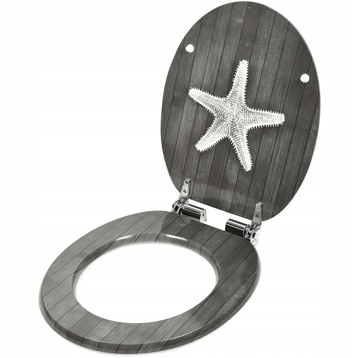 DESKA WC SEDESOWA KLOZETOWA WOLNOOPADAJACA MDF UNI Marka inna