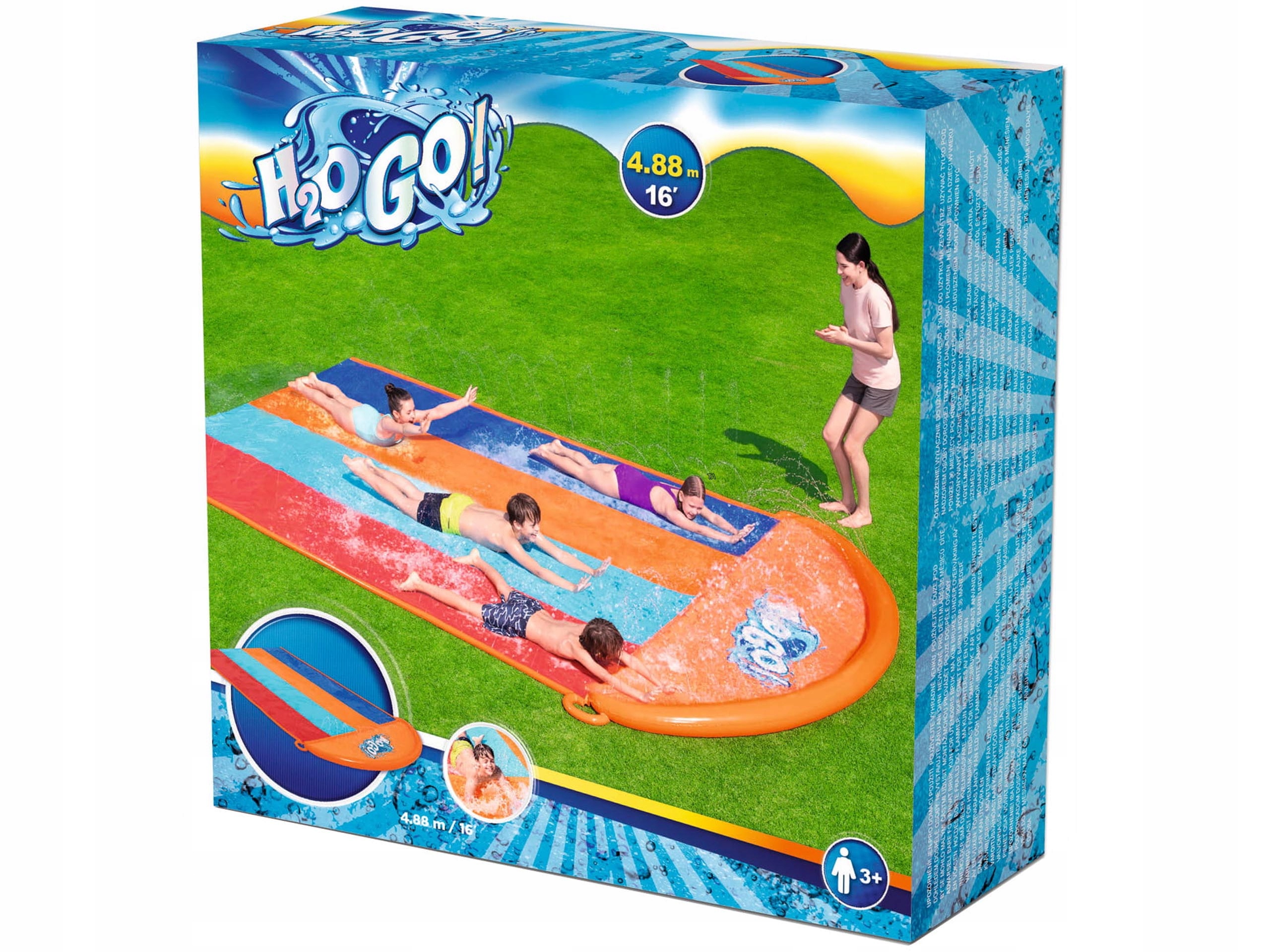 ВОДНАЯ ГОРКА BESTWAY SLIDE 488см 4-Х МЕСТНАЯ ДОРОЖКА Тип водная горка