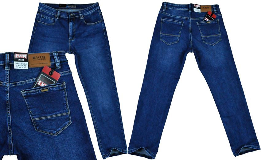 

Spodnie męskie dżinsowe jeans Evin VG1669 80/32