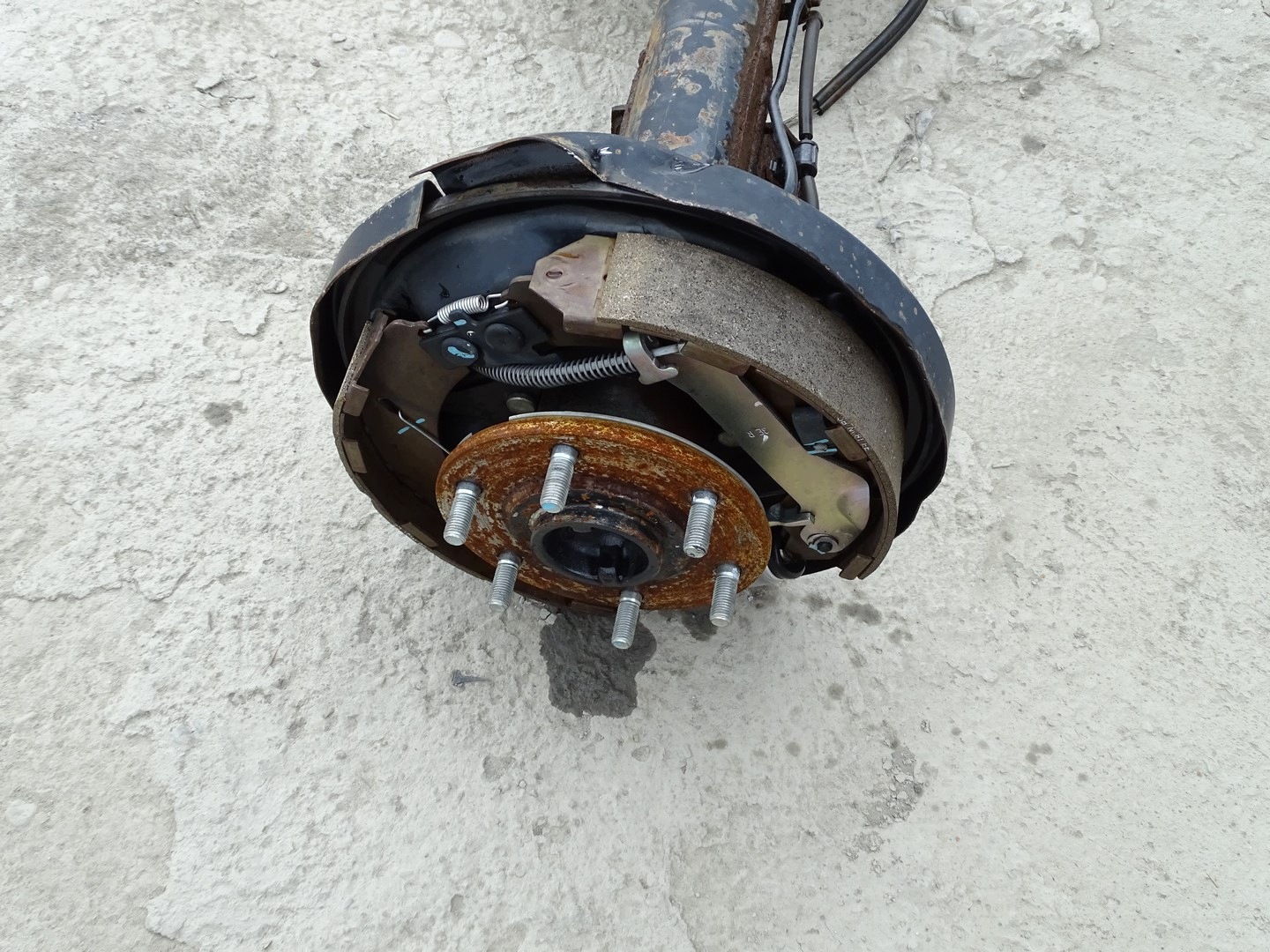 suspension beam axis rear part rear diff MITSUBISHI L200 V