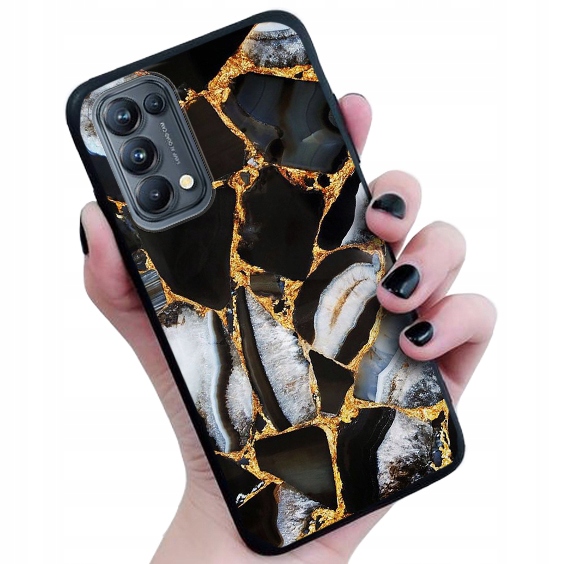 

Etui matowe do Oppo Redno 5 / 5G wzory + Szkło