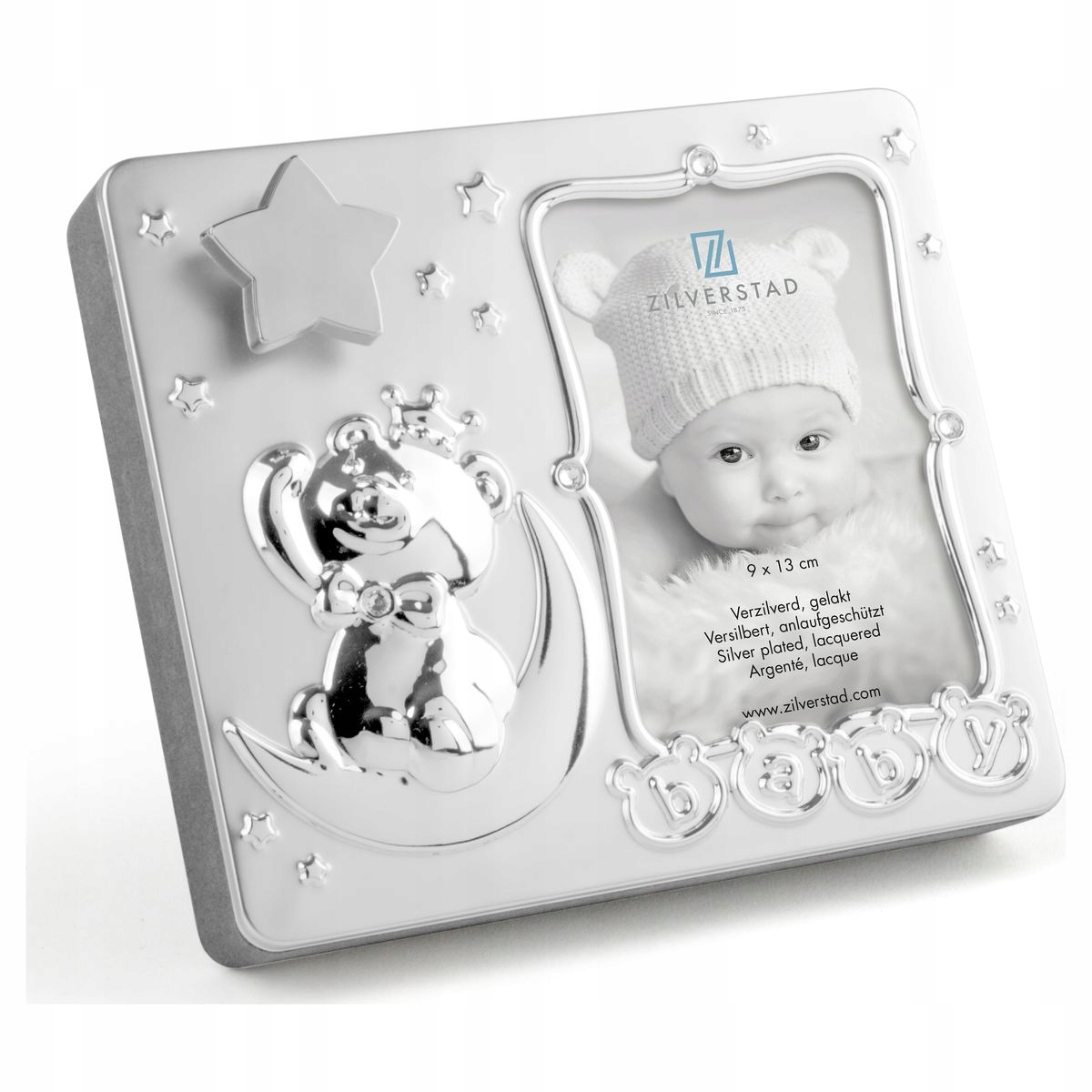 Rámeček Na Fotografie s pozitivem, postříbřený, 18 x 16 cm