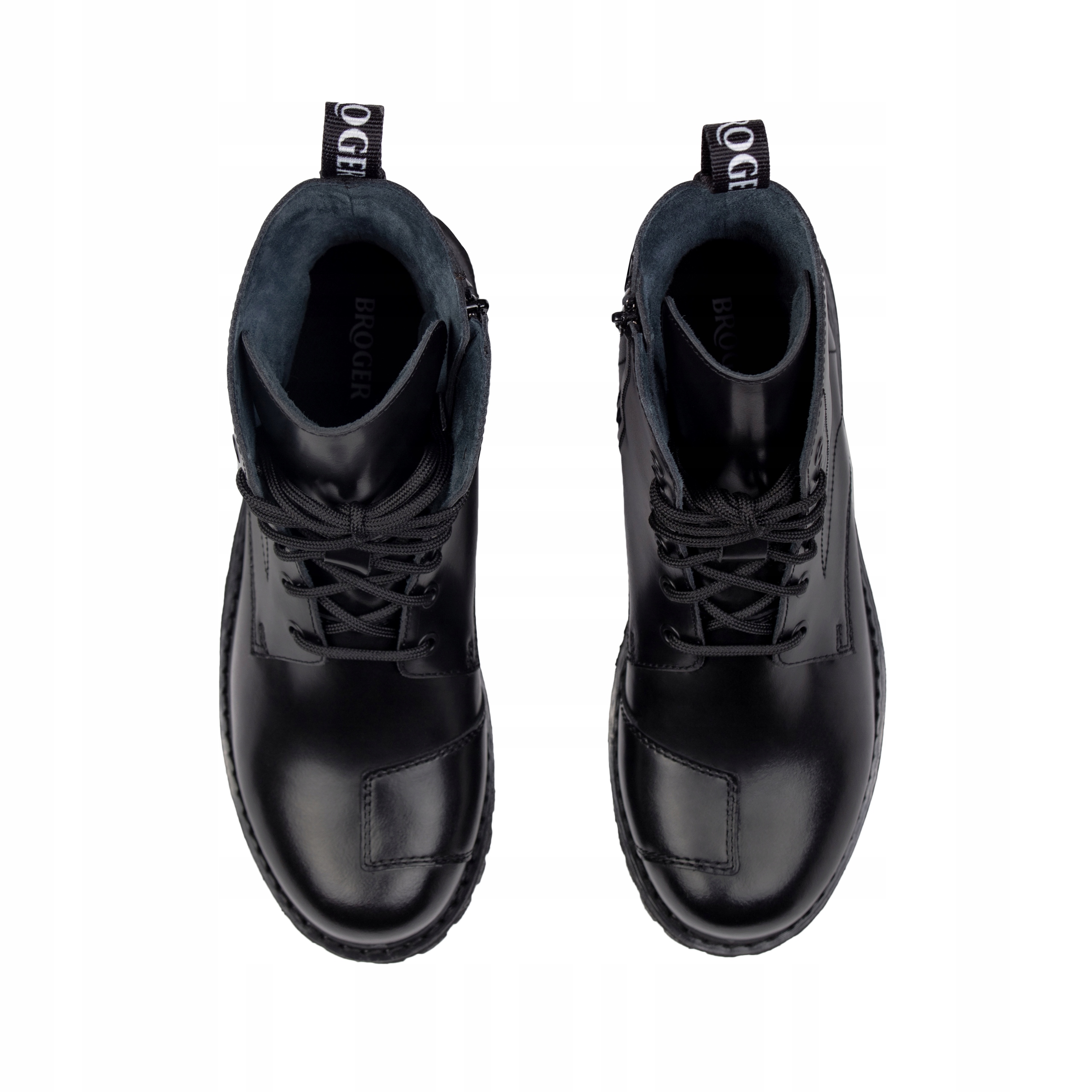 BUTY BROGER MONTANA MOTOCYKLOWE SKÓRZANE CZARNE 39 Kolor czarny