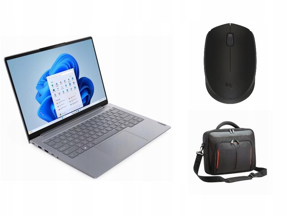 Laptop Lenovo Windows 11 Pro Intel Core 5 Stylowa Torba Myszka!