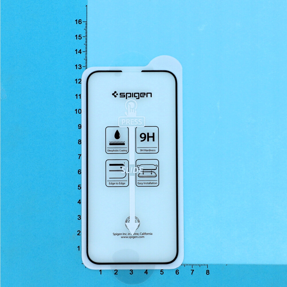 Szkło hartowane do iPhone 13 Mini, Spigen FC Grubość szkła 0.3 mm