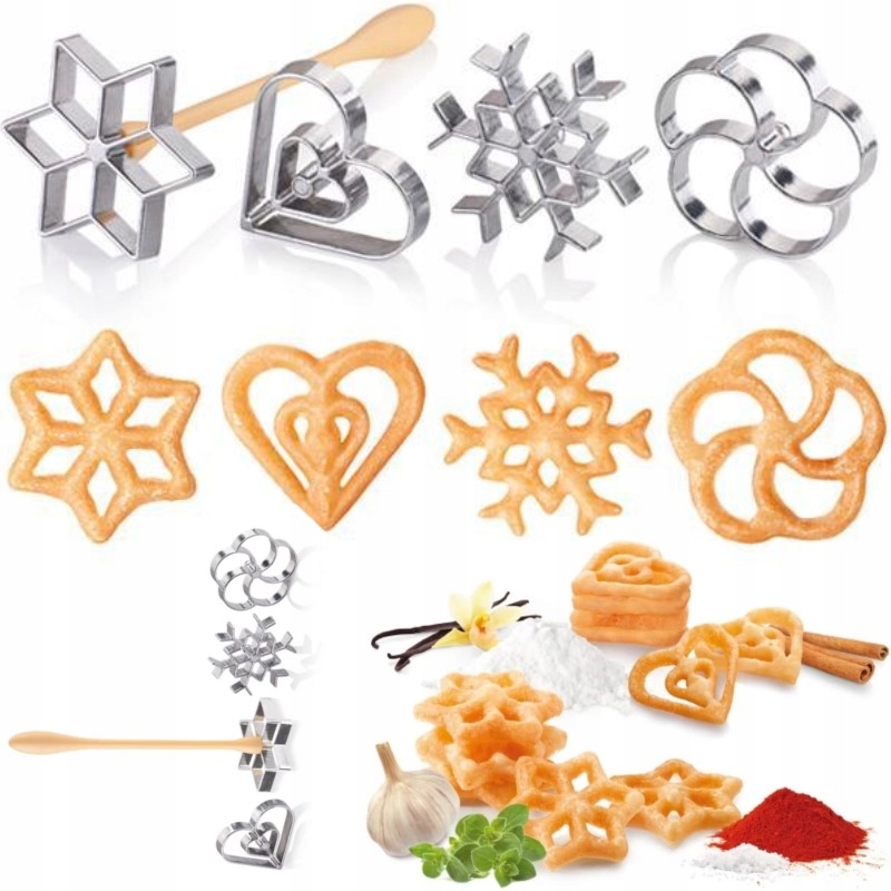 

Tescoma Forma Rozetki Do Smażenia Ciastek 4 El