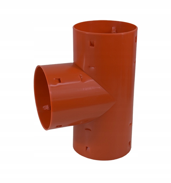 

Trójnik Pcv Rura Drenarska Fi 100 mm 90 st.