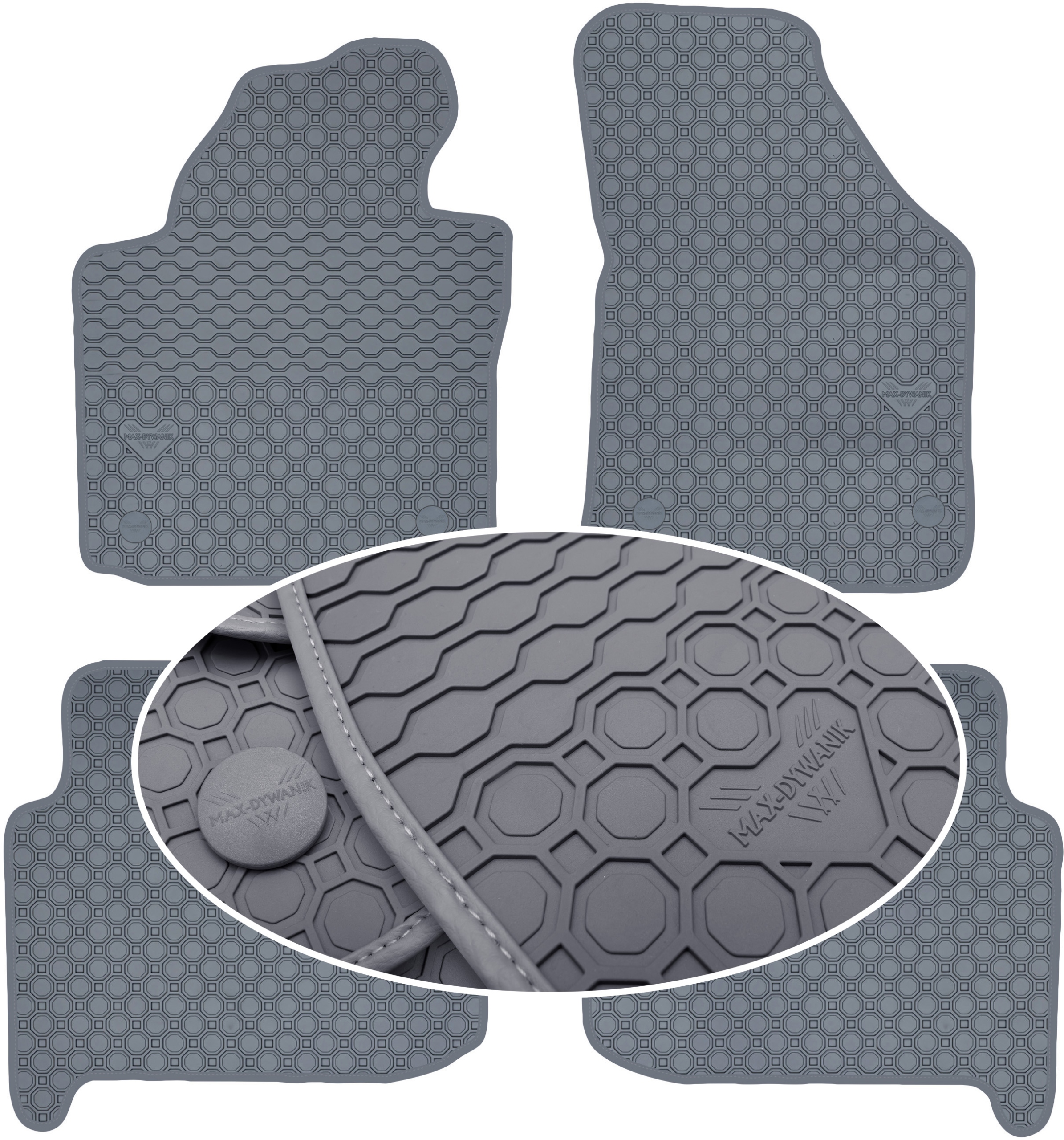 Vw Touran I Fl 5os 2010-2015 Koberce Šedé