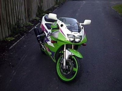 Crash Pady Classic Rg Racing Kawasaki ZXR400 Čierne