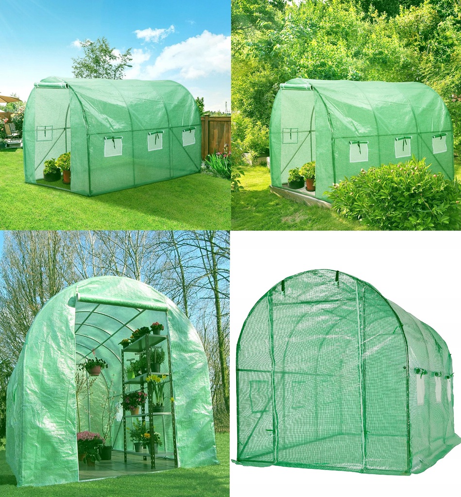 STELAŻ KONSTRUKCJA NA TUNEL OGRODOWY 2x3m 6m2 Powierzchnia 6 m²